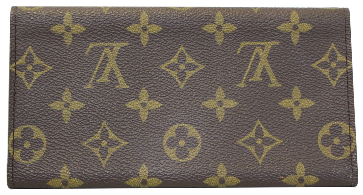 LOUIS VUITTON Monogram Canvas Long Flap Wallet
