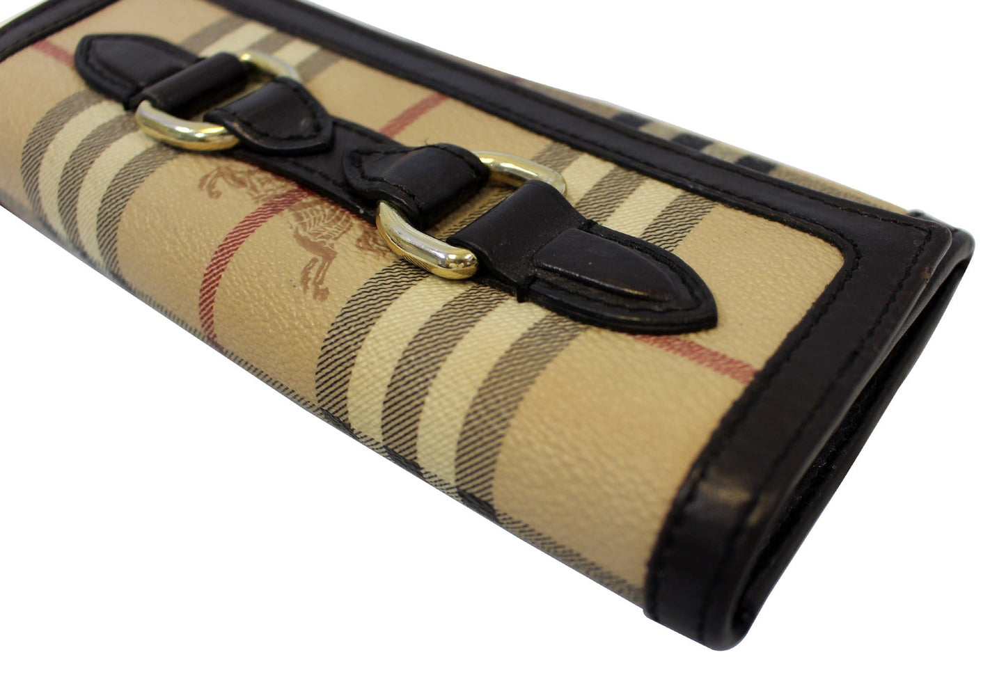 BURBERRY Haymarket Check Molly Wallet