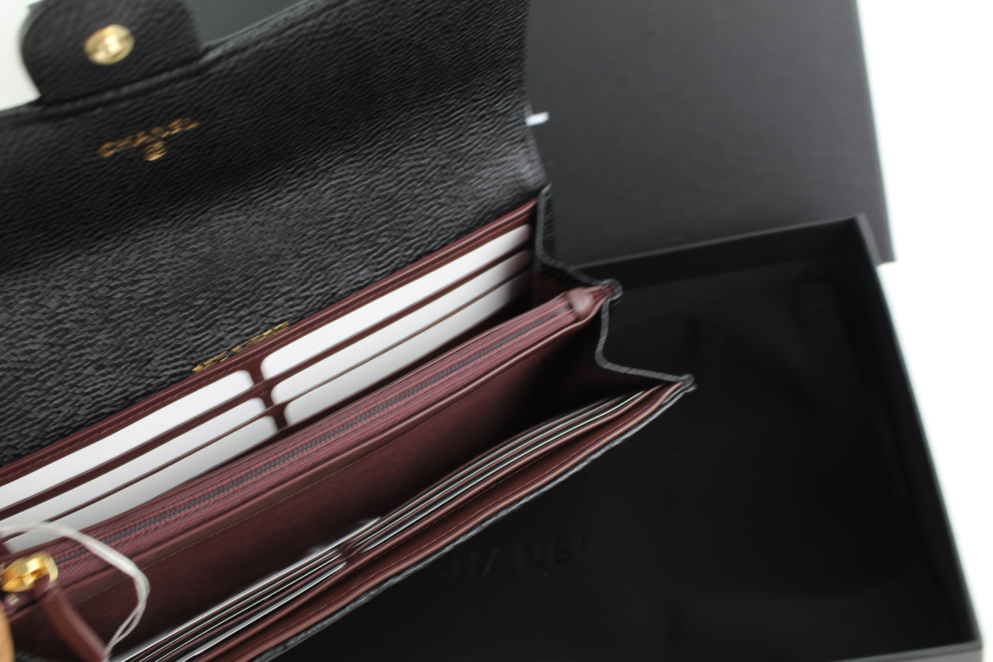 Chanel Classic Caviar Flap Wallet