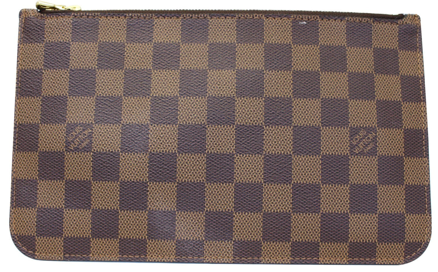 LOUIS VUITTON Damier Ebene Pochette Wristlet Pouch Neverfull MM