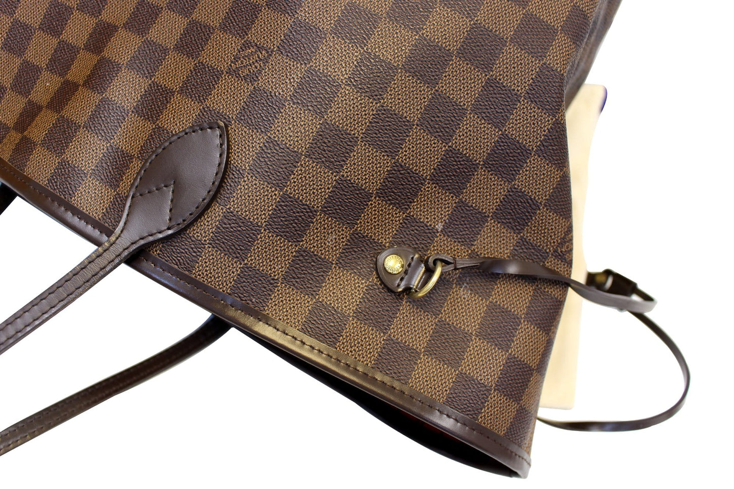 LOUIS VUITTON Damier Ebene Neverfull GM Brown Tote Bag