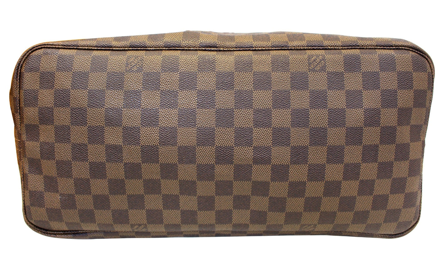 LOUIS VUITTON Damier Ebene Neverfull GM Brown Tote Bag