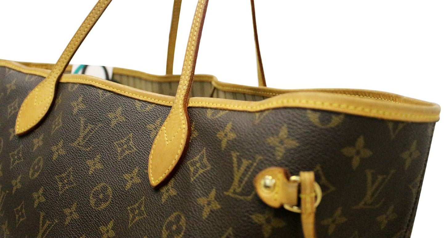 LOUIS VUITTON Monogram Canvas Neverfull GM Brown Tote Bag