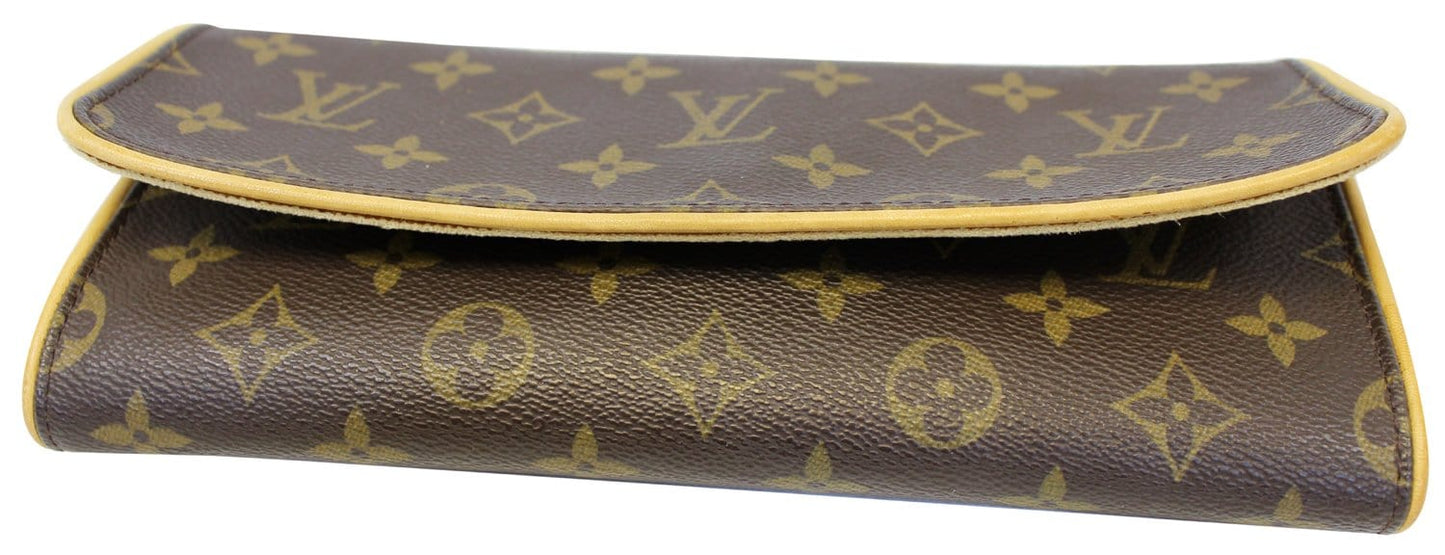 LOUIS VUITTON Monogram Canvas Pochette Twin GM Shoulder Bag