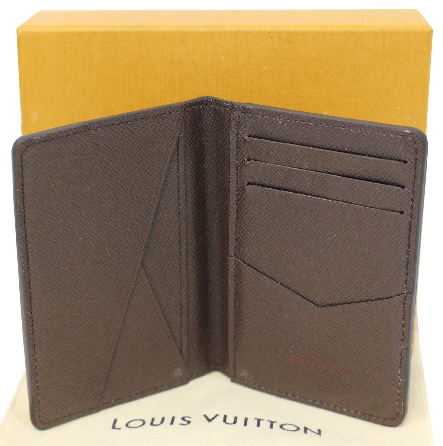 LOUIS VUITTON Damier Ebene Pocket Organizer