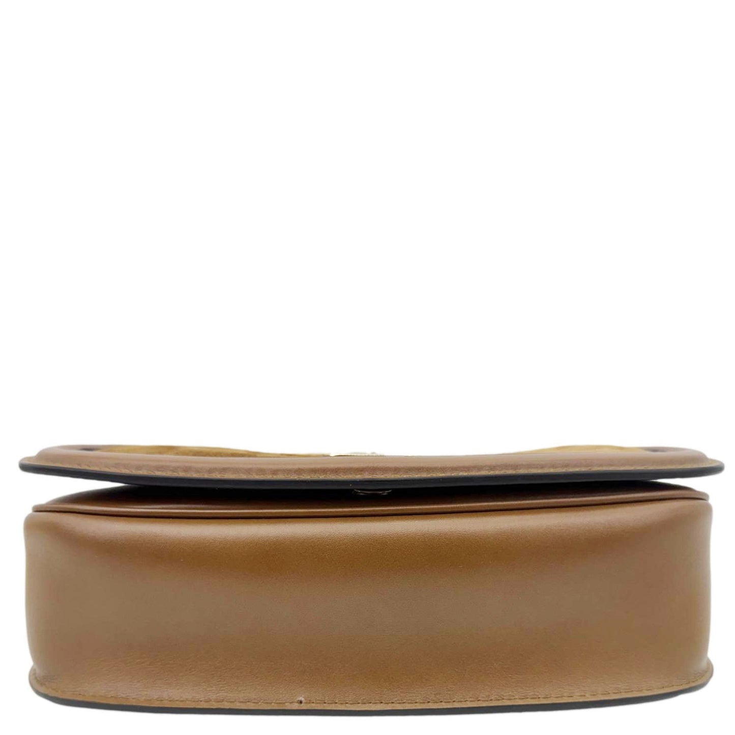 GUCCI Blondie Medium Suede Shoulder Bag Brown 815715