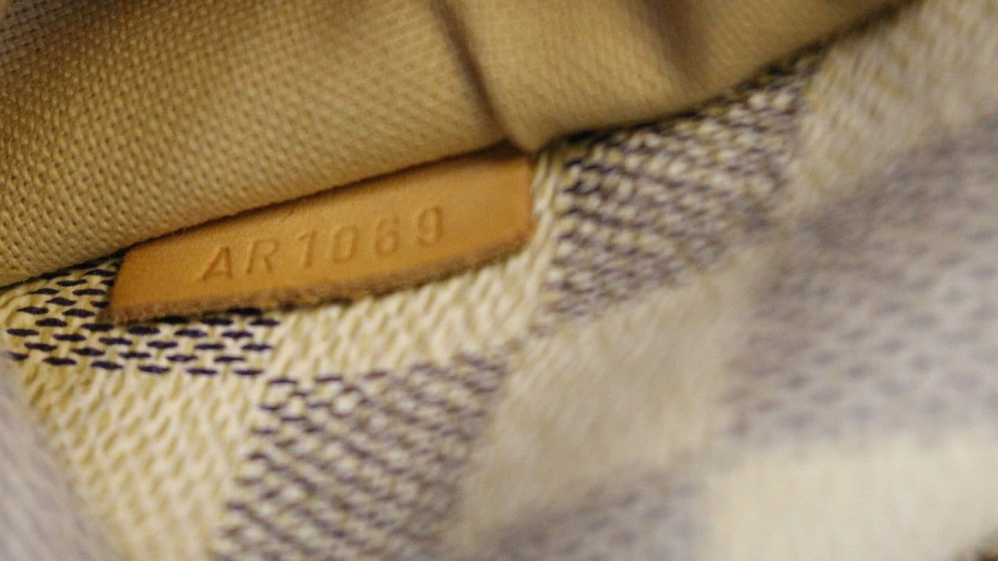 LOUIS VUITTON Damier Azur Totally GM Tote Shoulder Bag