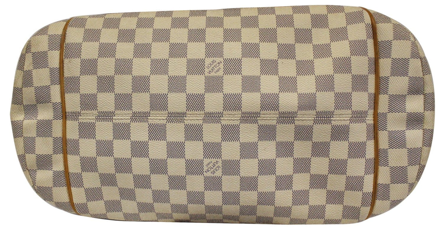 LOUIS VUITTON Damier Azur Totally GM Tote Shoulder Bag