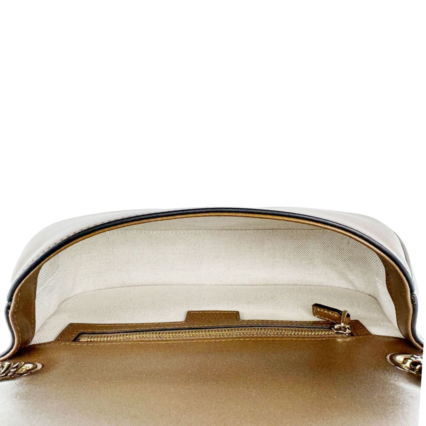GUCCI Blondie Medium Suede Shoulder Bag Brown 815715