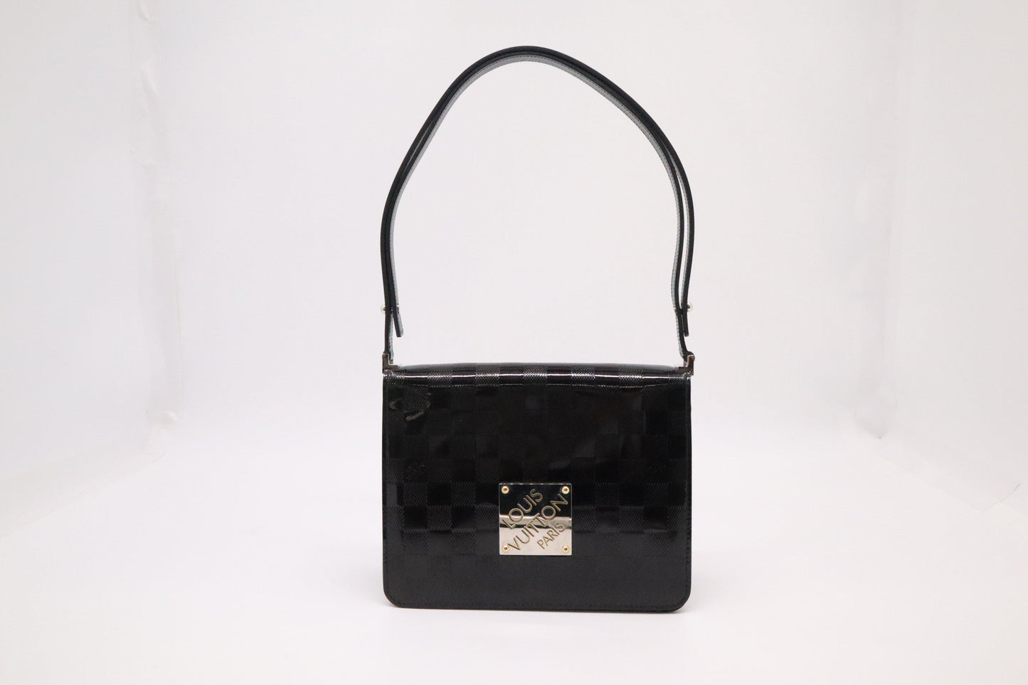 Louis Vuitton Cabaret in Black Damier Vernis Leather