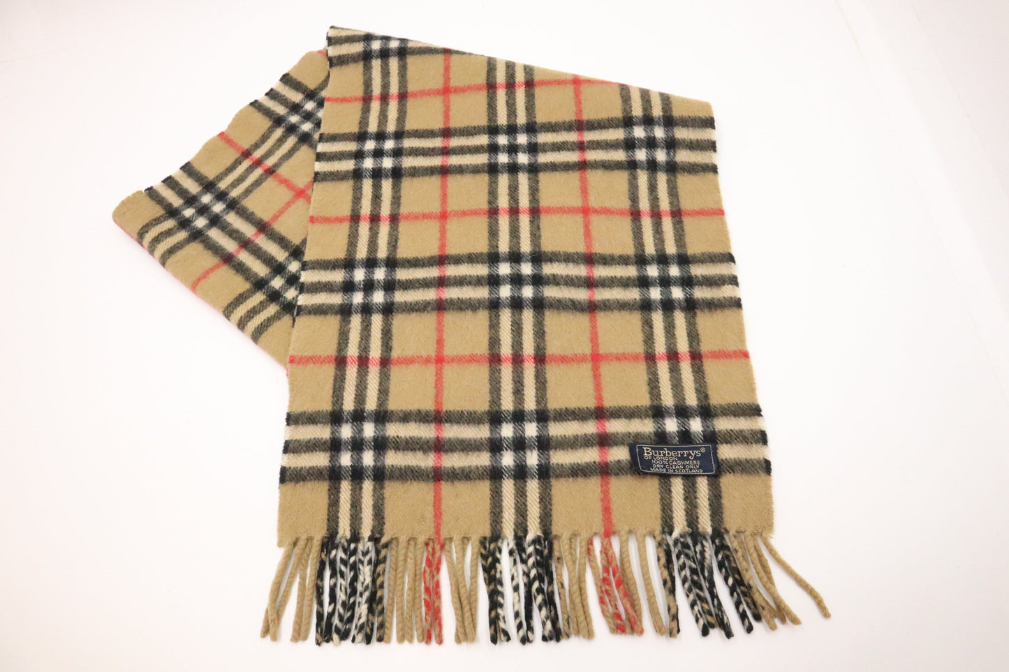 Burberry Scarf in Beige Cashmere