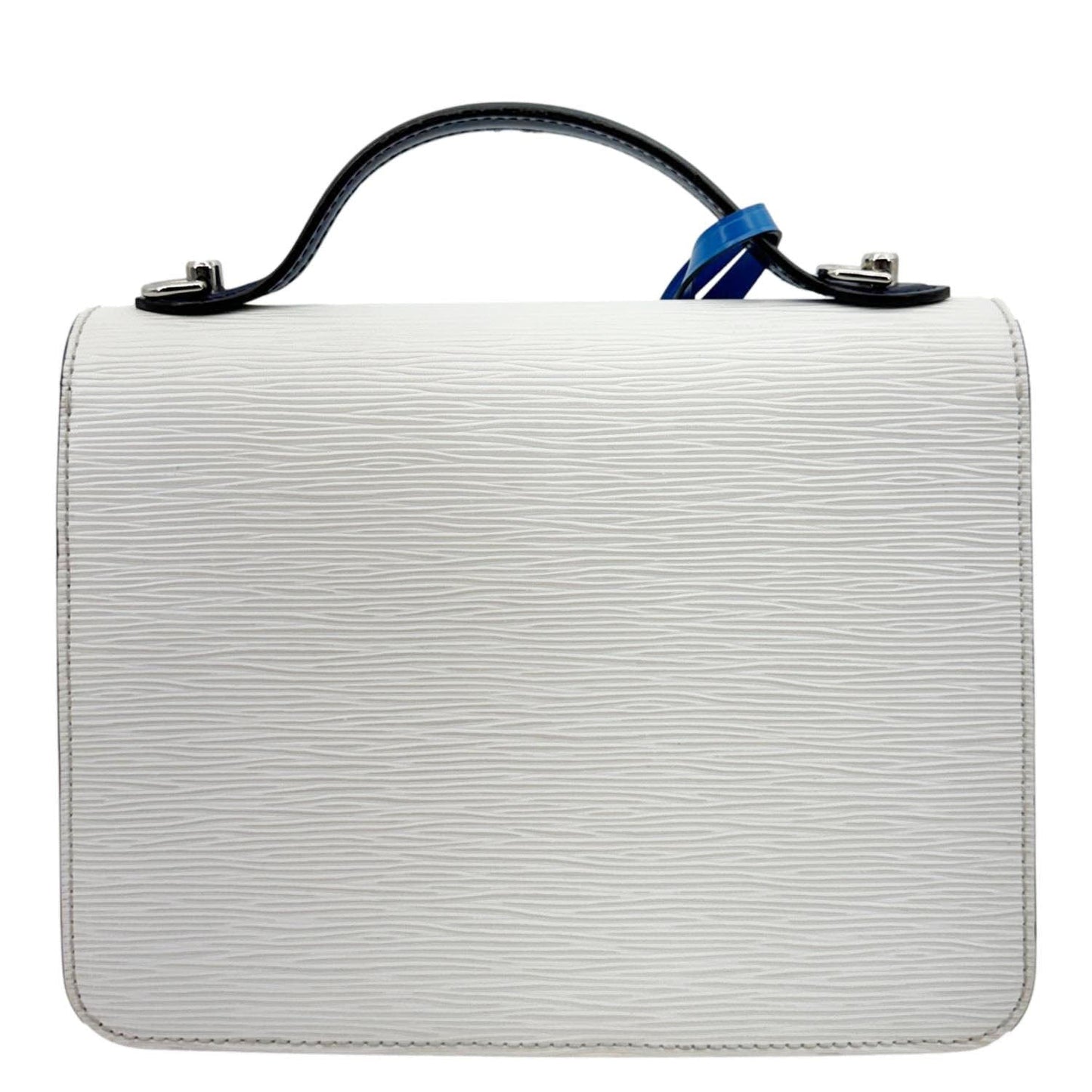 LOUIS VUITTON Neo Monceau Epi Leather Crossbody Bag White