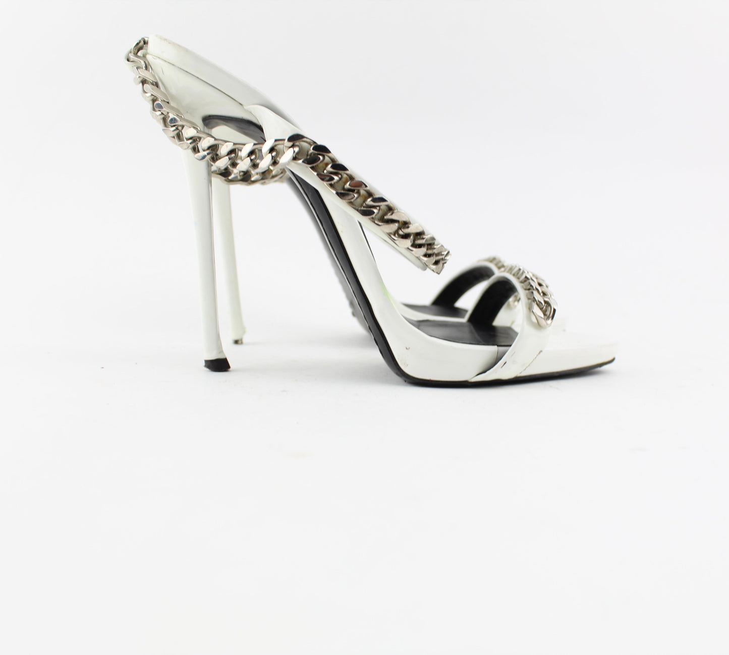 GIUSEPPE ZANOTTI CHAIN-LINK MULES
