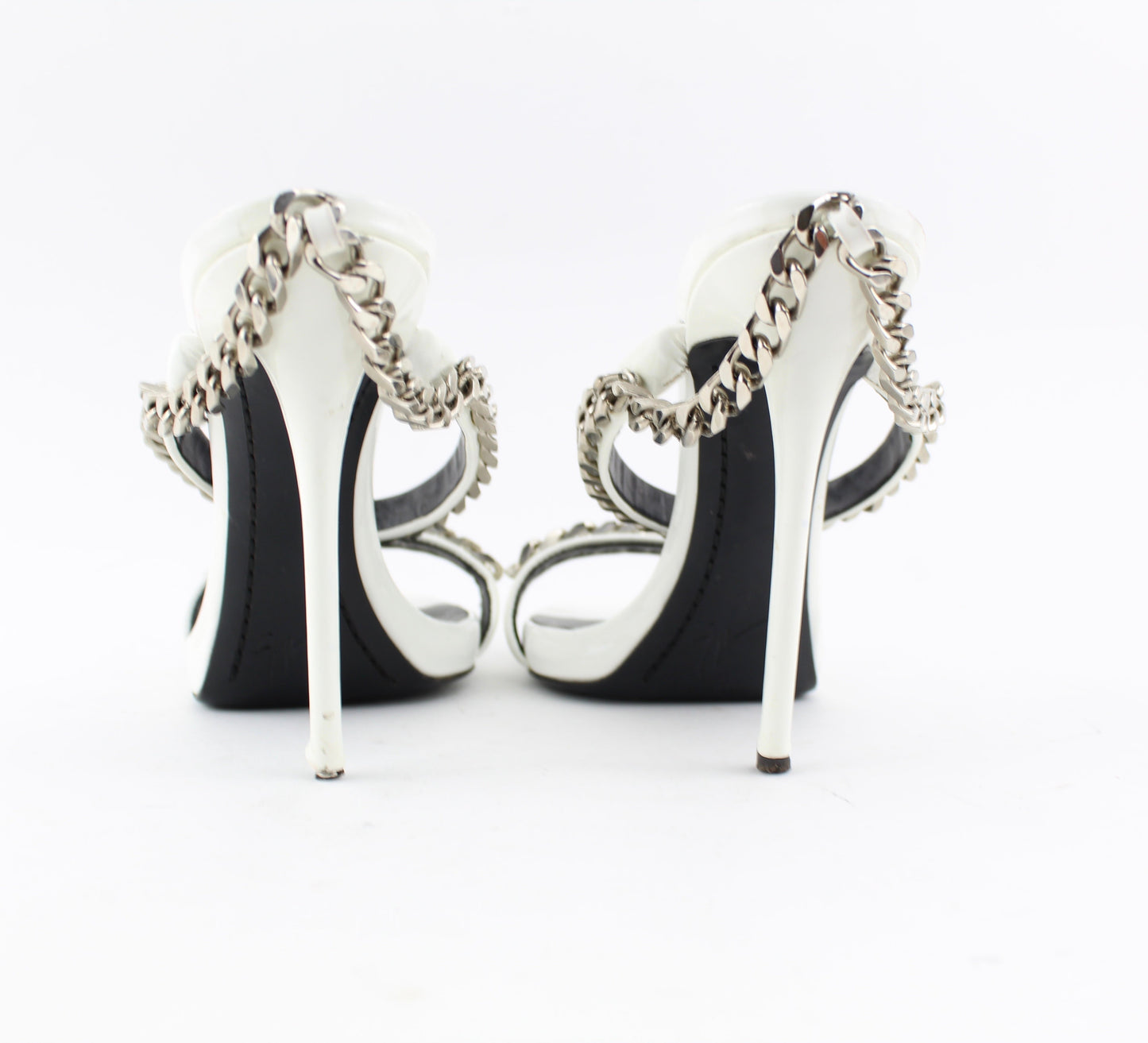 GIUSEPPE ZANOTTI CHAIN-LINK MULES