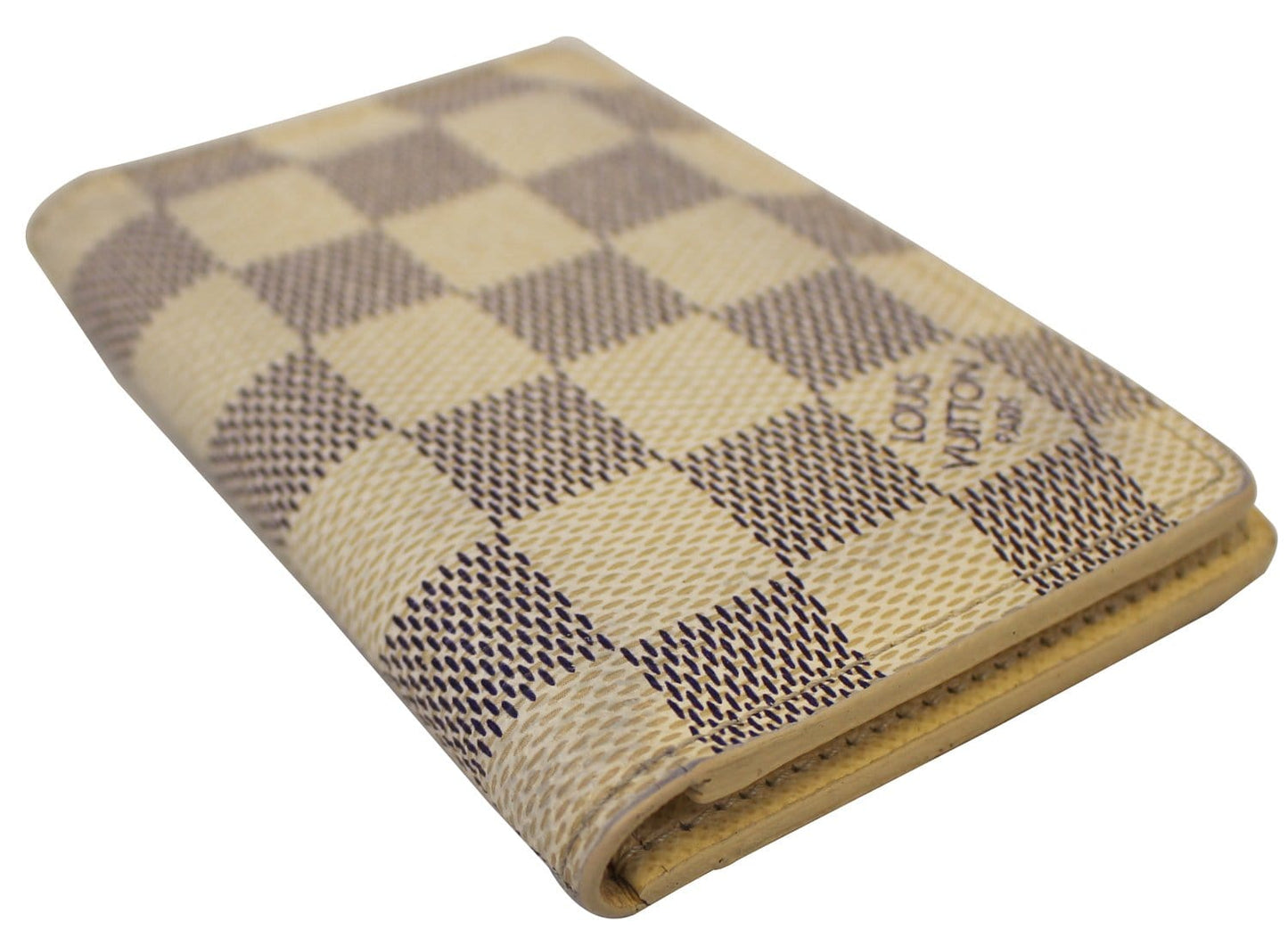 LOUIS VUITTON Damier Azur Card Case Pocket Organizer