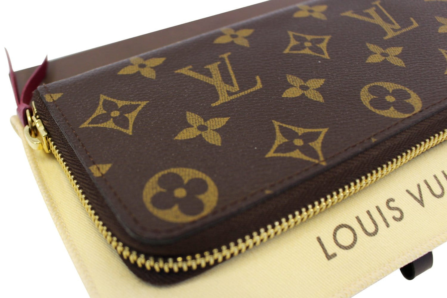 LOUIS VUITTON Monogram Canvas Clemence Wallet