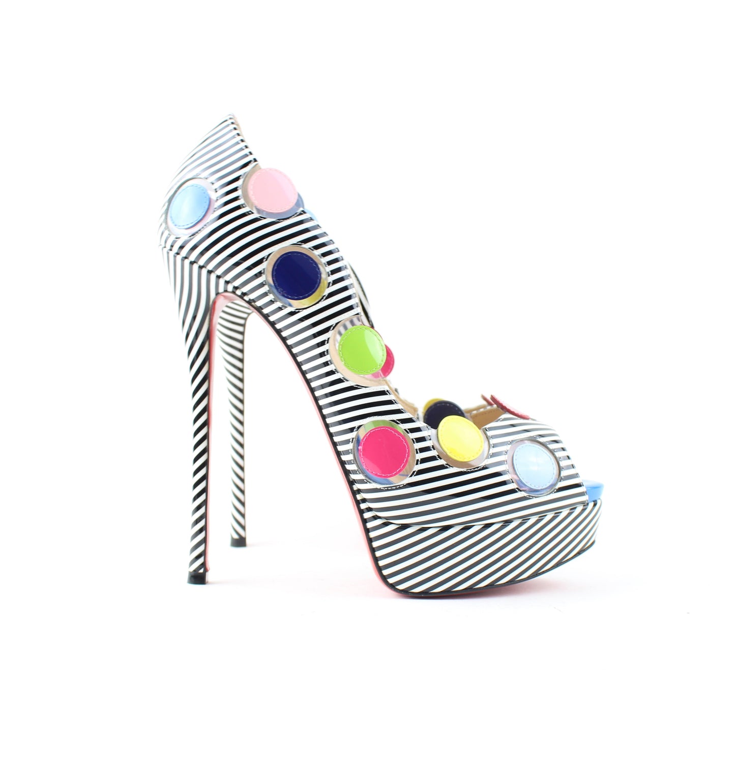 CHRISTIAN LOUBOUTIN LADY BUG 150mm SIZE 38