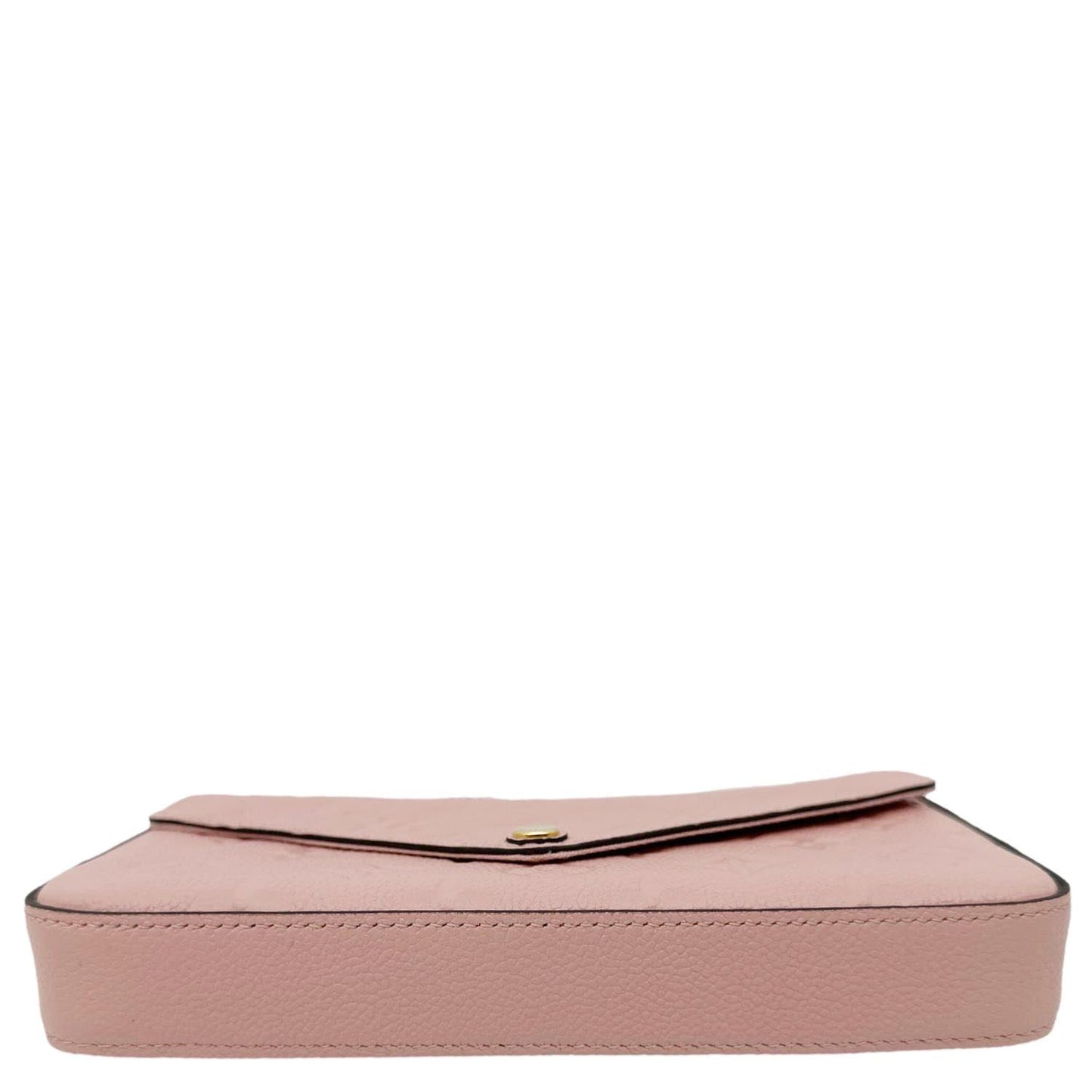 LOUIS VUITTON Felicie Pochette Epi Leather Crossbody Bag Pink