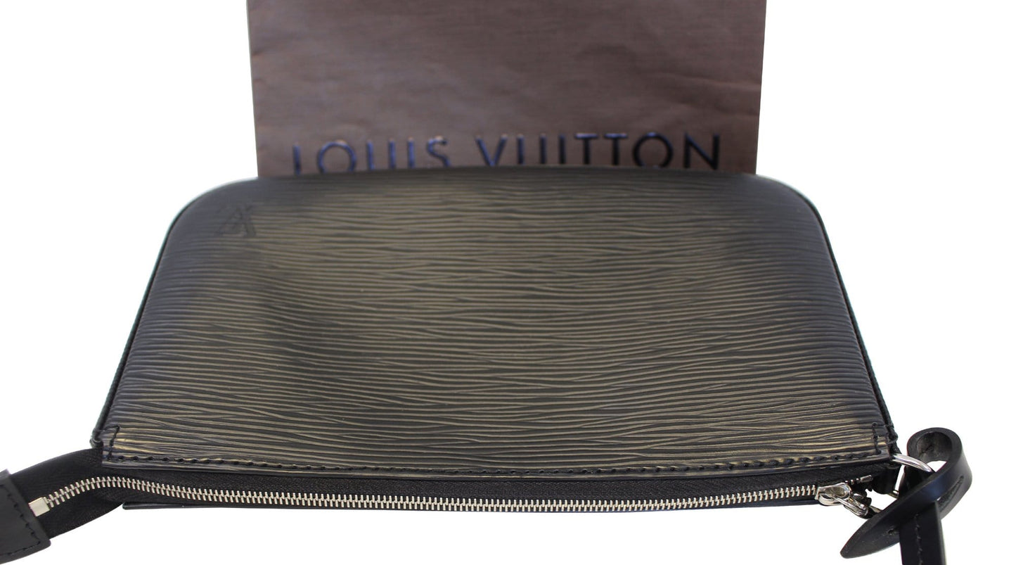 LOUIS VUITTON Epi Leather Pochette Accessories NM Noir Black