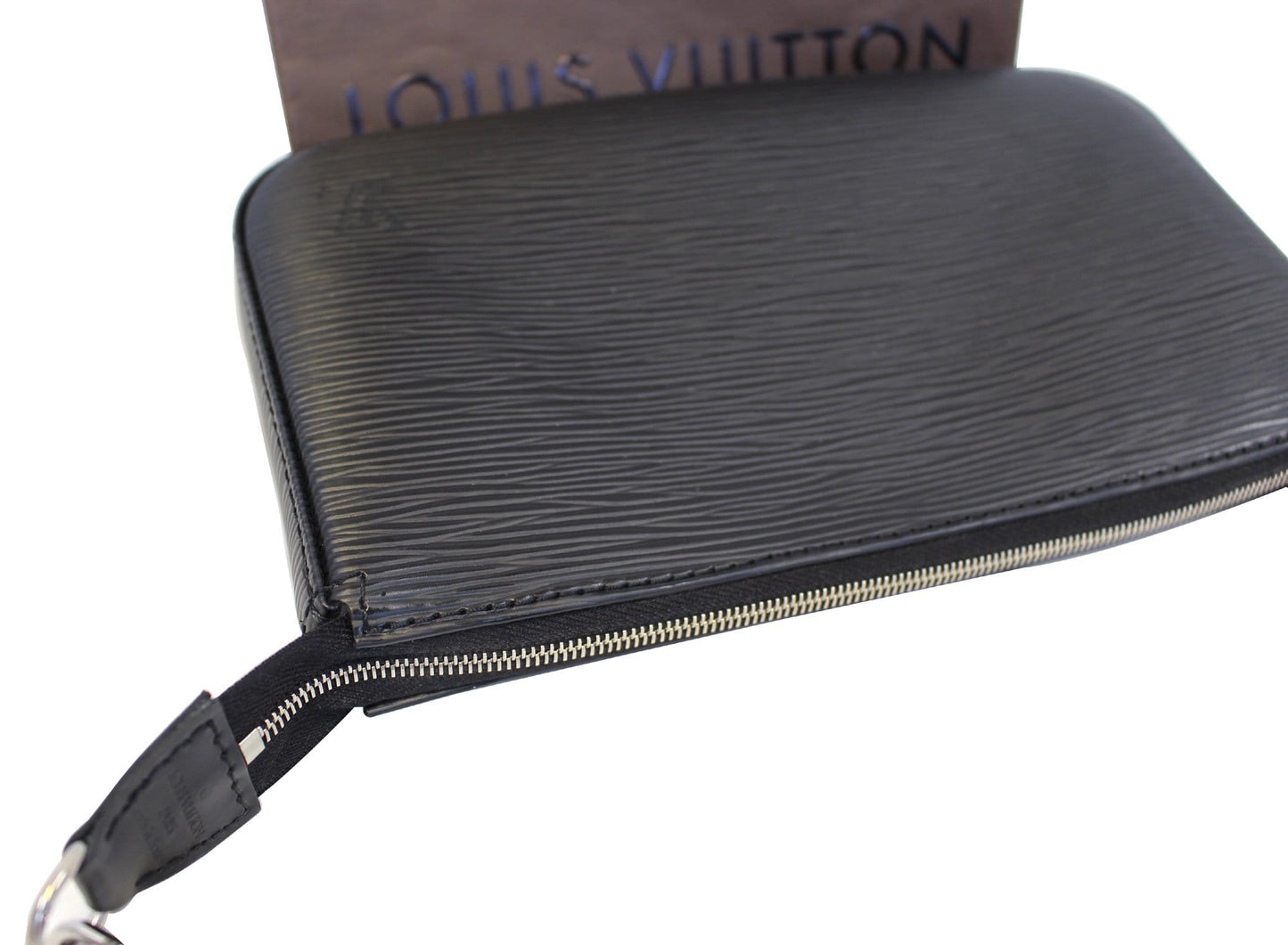 LOUIS VUITTON Epi Leather Pochette Accessories NM Noir Black