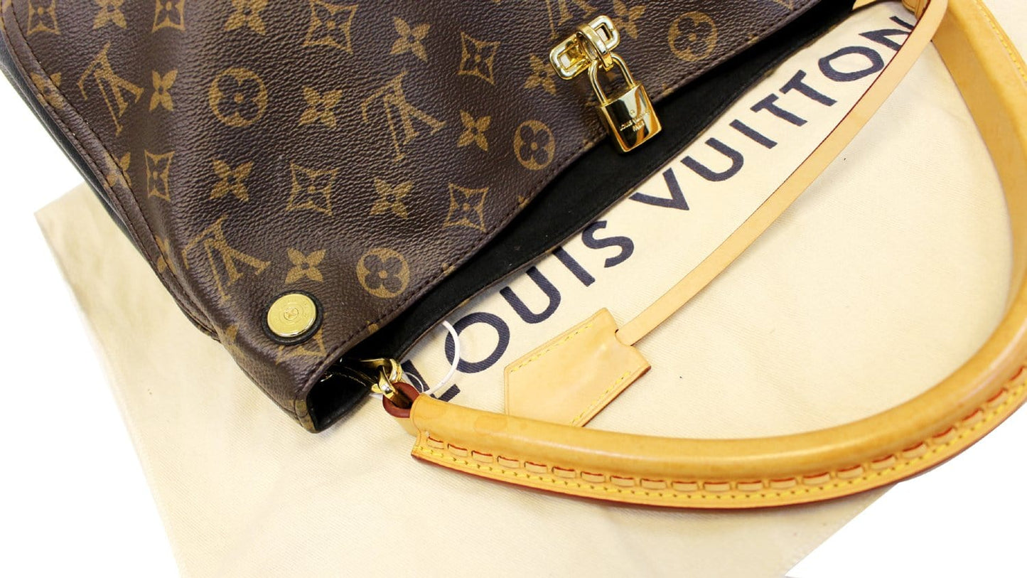 LOUIS VUITTON Monogram Canvas Gaïa Black Shoulder Bag