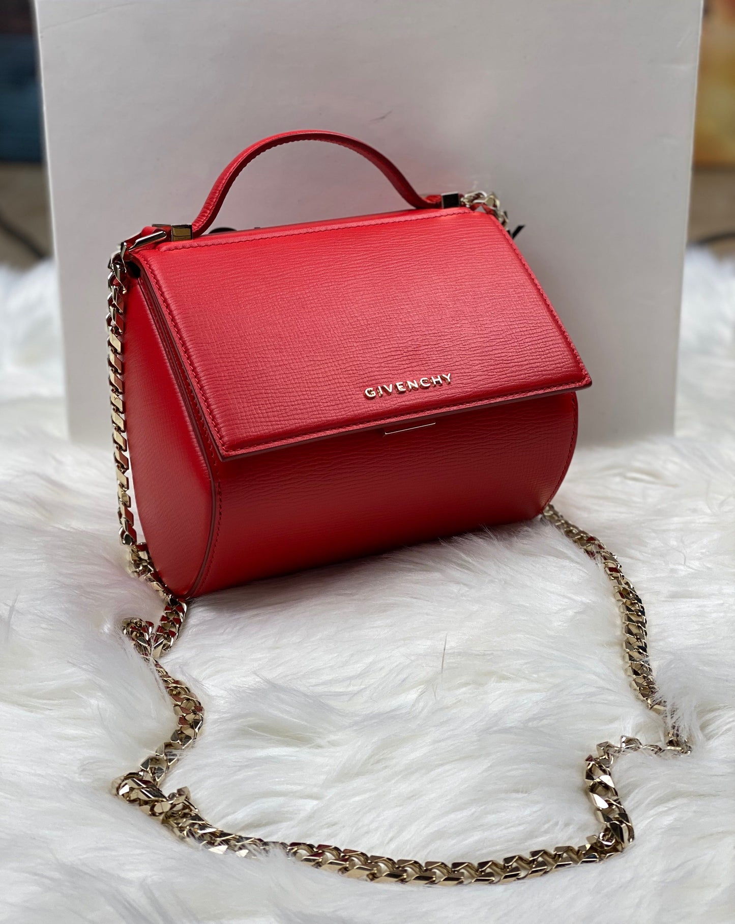 GIVENCHY PANDORA BOX MINI CHAIN BAG