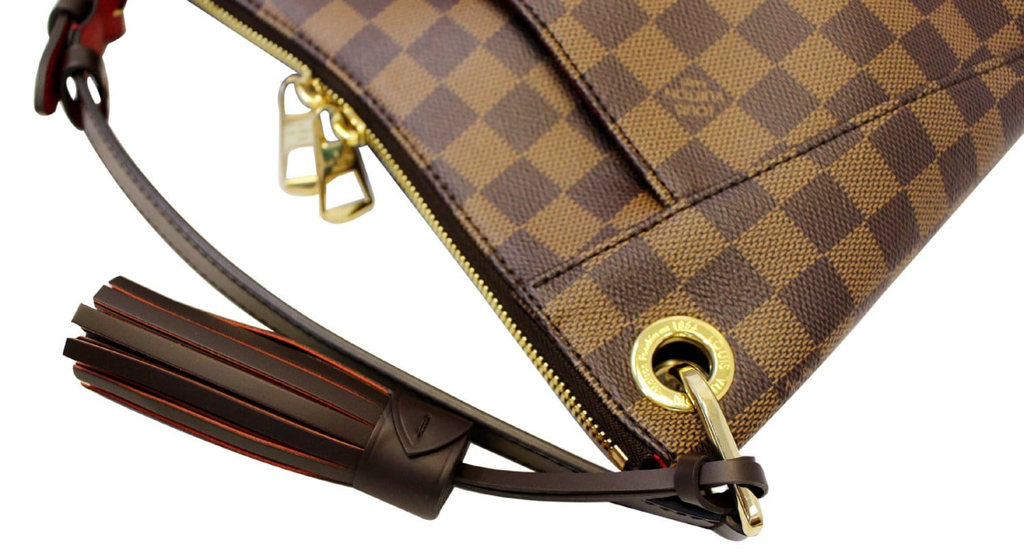 LOUIS VUITTON Damier Ebene South Bank Besace Crossbody Bag