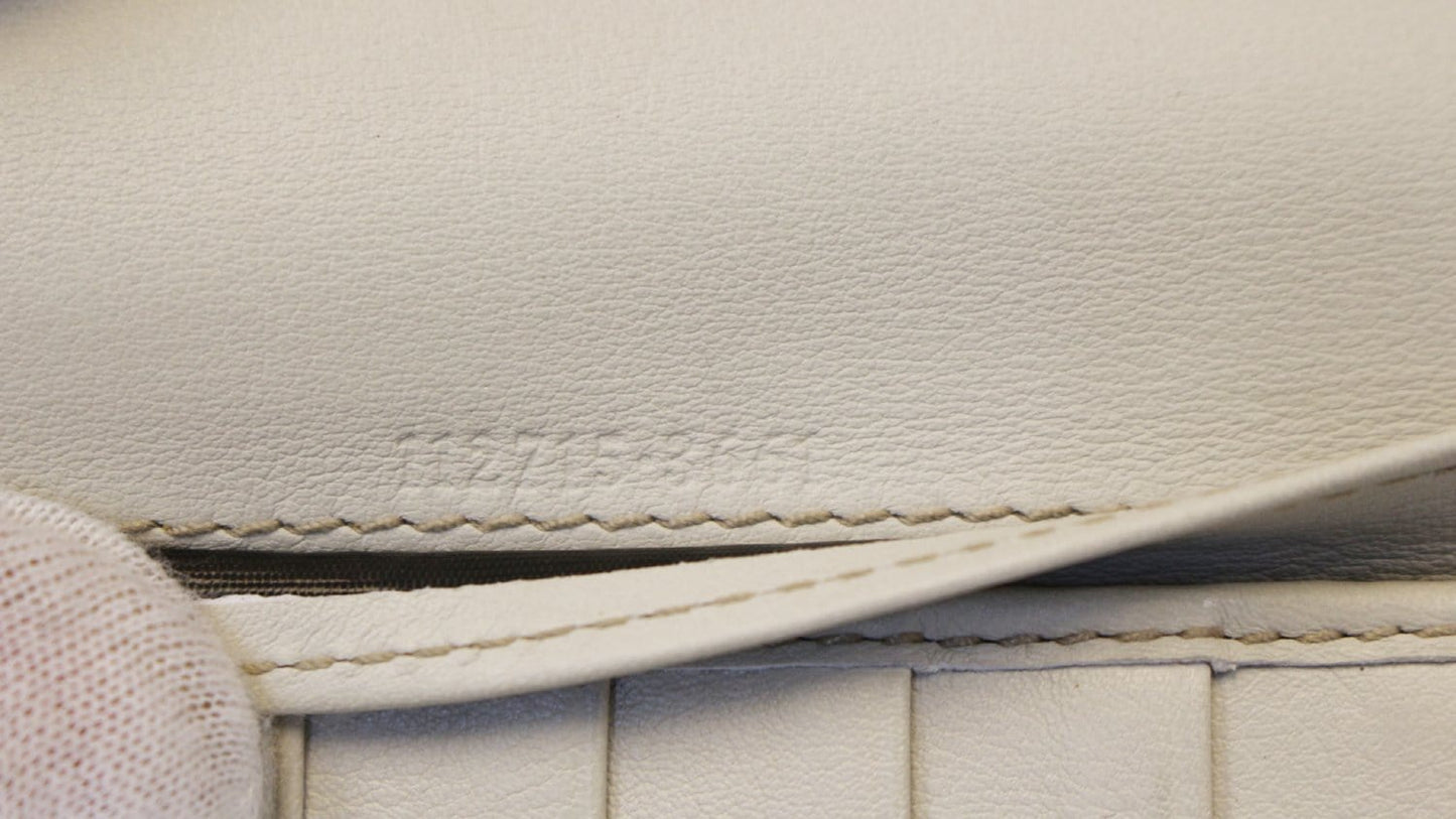 Gucci Sukey GG Guccissima Leather Off White Wallet