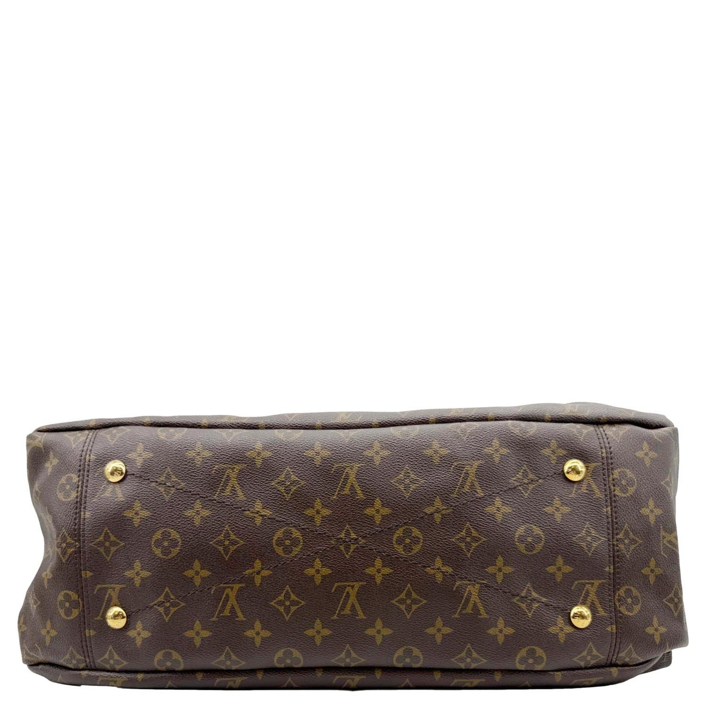 LOUIS VUITTON Artsy GM Monogram Canvas Hobo Bag Brown