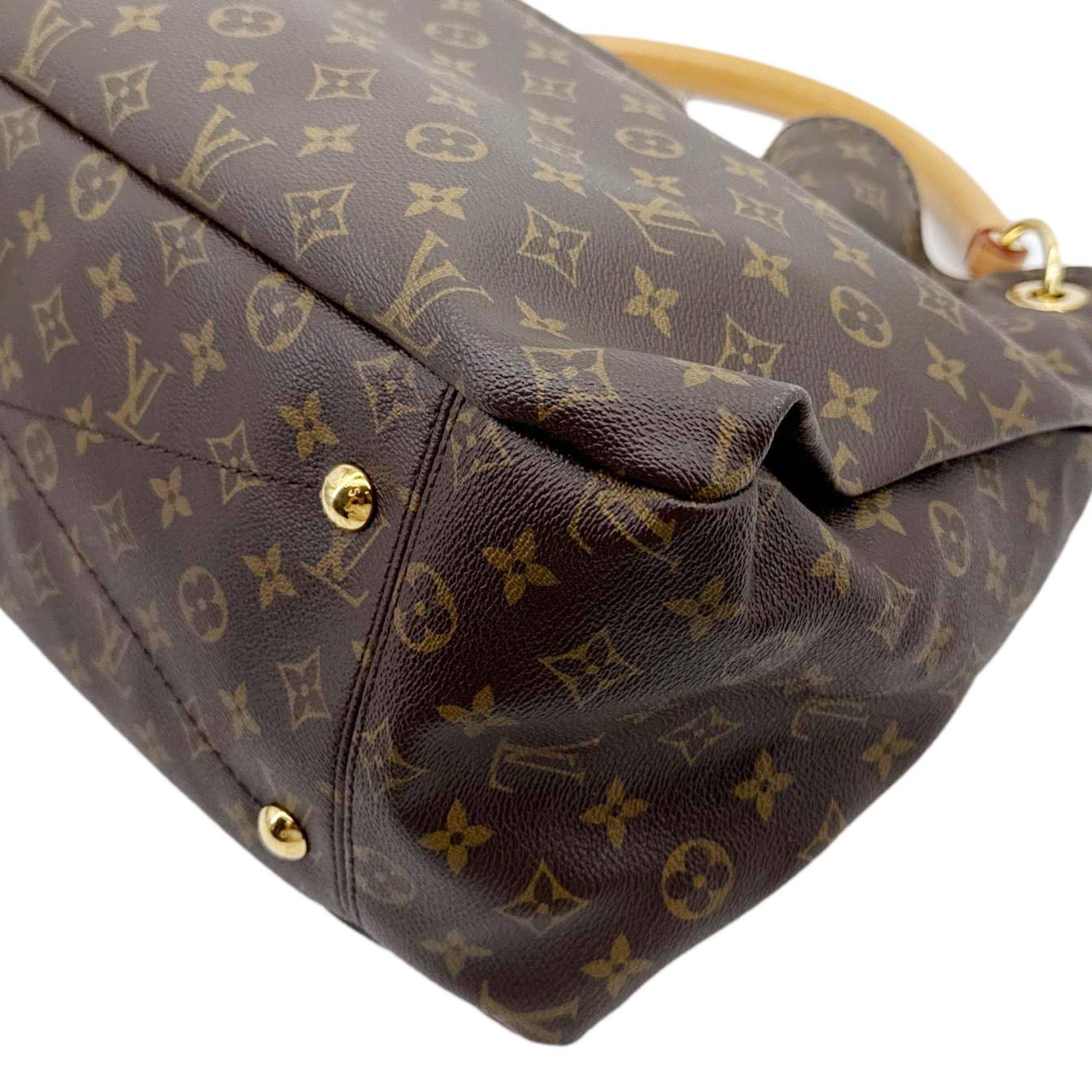 LOUIS VUITTON Artsy GM Monogram Canvas Hobo Bag Brown