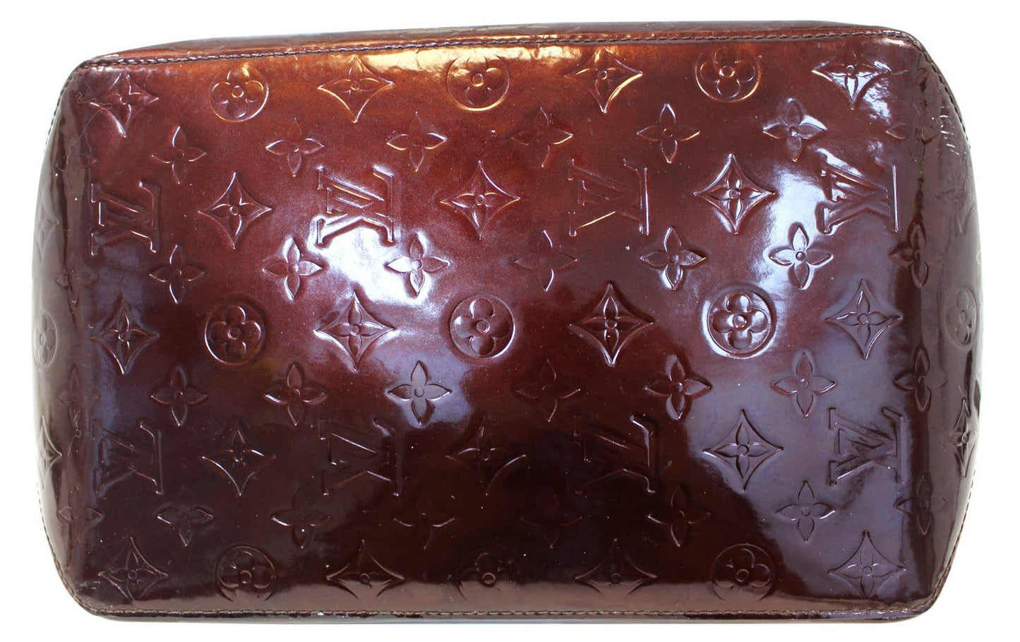 LOUIS VUITTON Violette Vernis Leather Bellevue GM Shoulder Bag