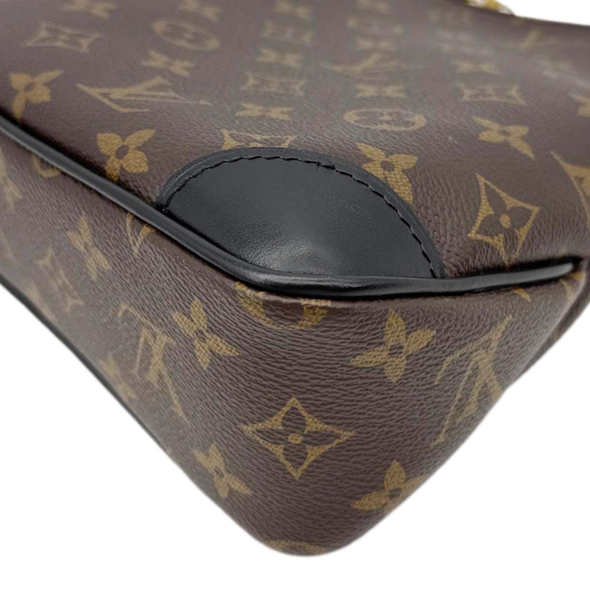 LOUIS VUITTON Odeon NM PM Monogram Canvas Shoulder Bag Brown