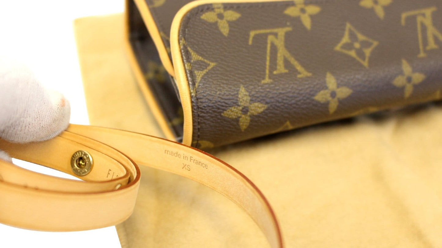LOUIS VUITTON Monogram Canvas Pochette Florentine Bag
