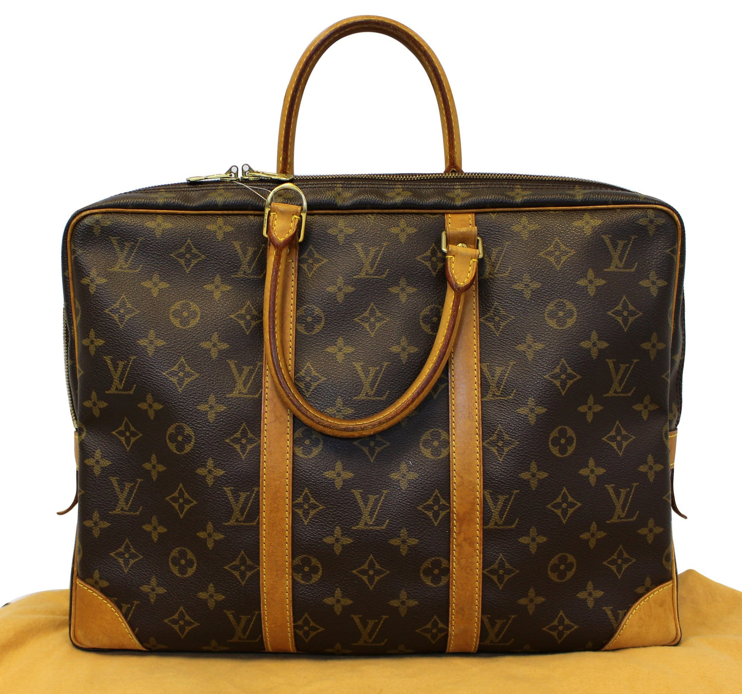LOUIS VUITTON Monogram Canvas Porte Documents Voyage Briefcase Bag