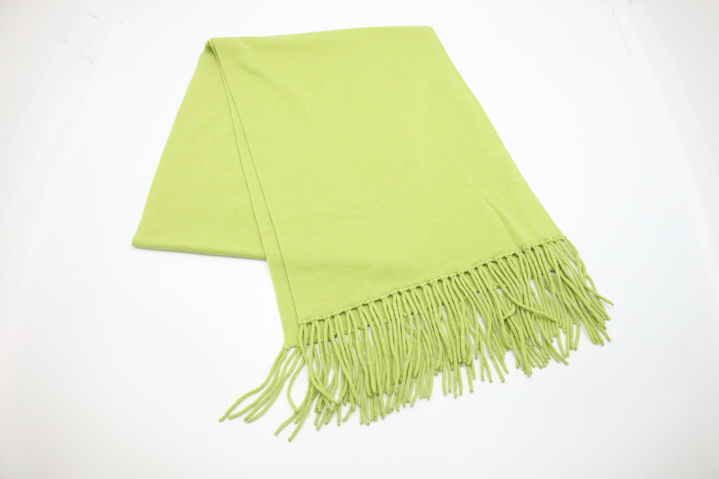 Hermes Scarf in Green Merino Wool