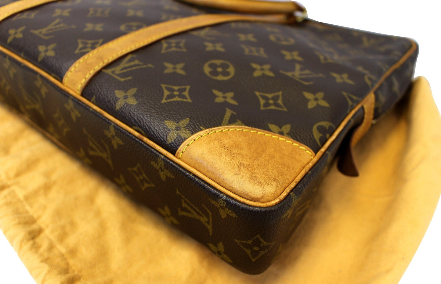 LOUIS VUITTON Monogram Canvas Porte Documents Voyage Briefcase Bag