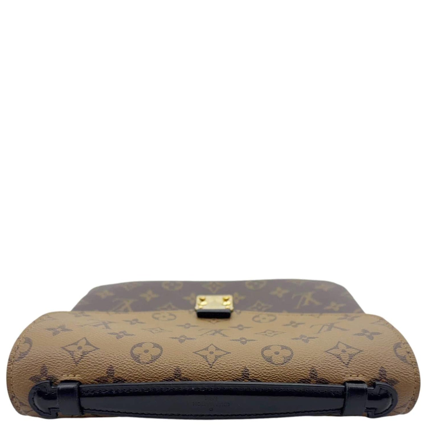 LOUIS VUITTON Metis Pochette Reverse Monogram Canvas Crossbody Bag Brown