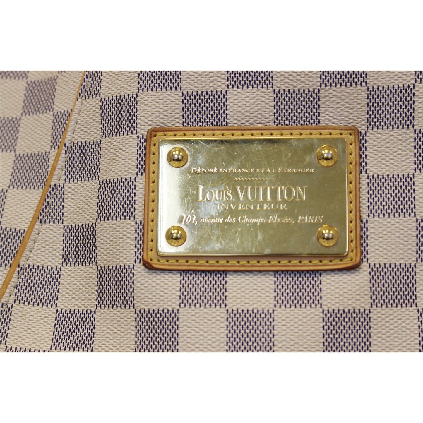 LOUIS VUITTON Galliera PM Damier Azur Shoulder Bag