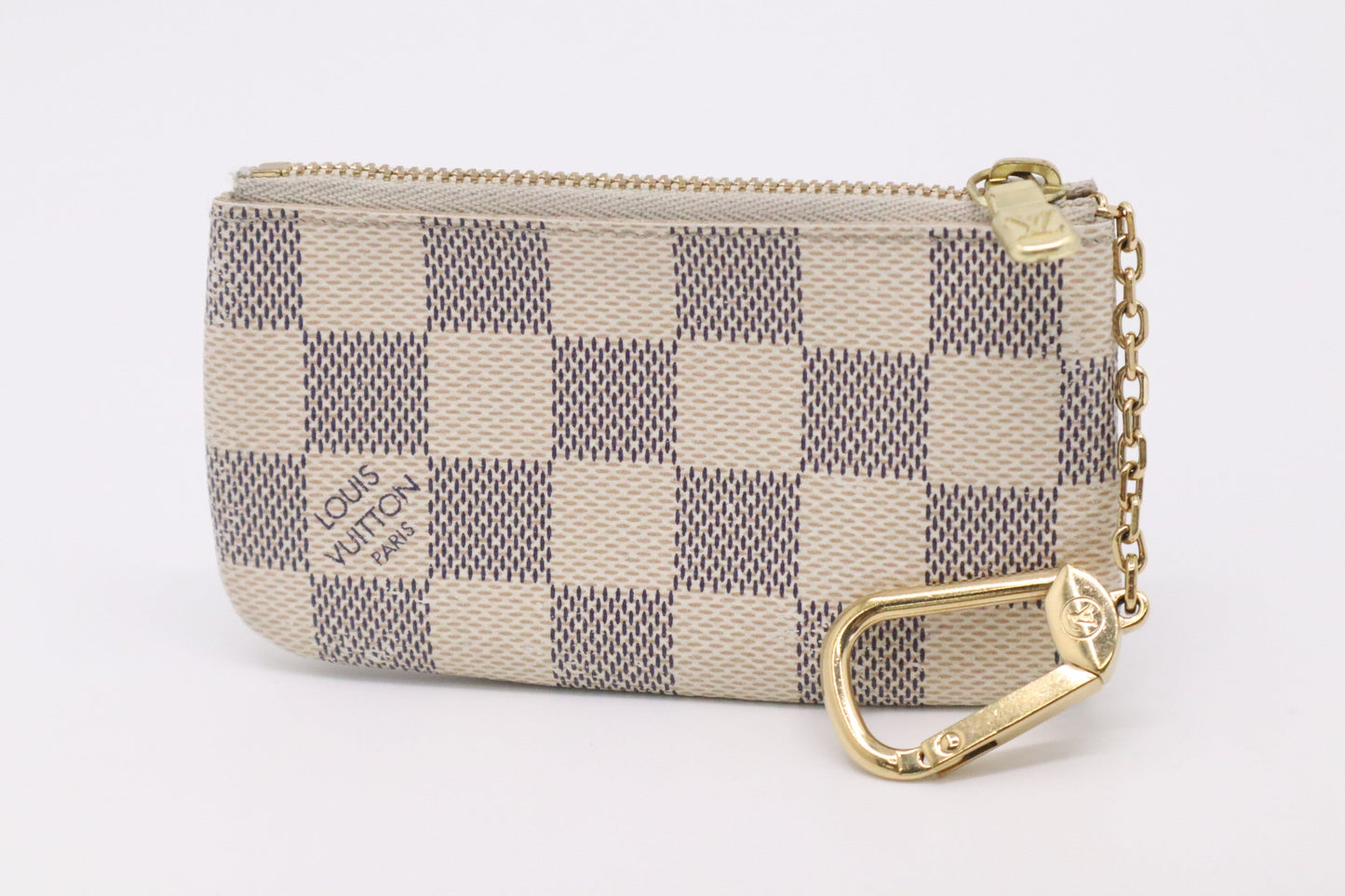 Louis Vuitton Key Cles in Damier Azur Canvas