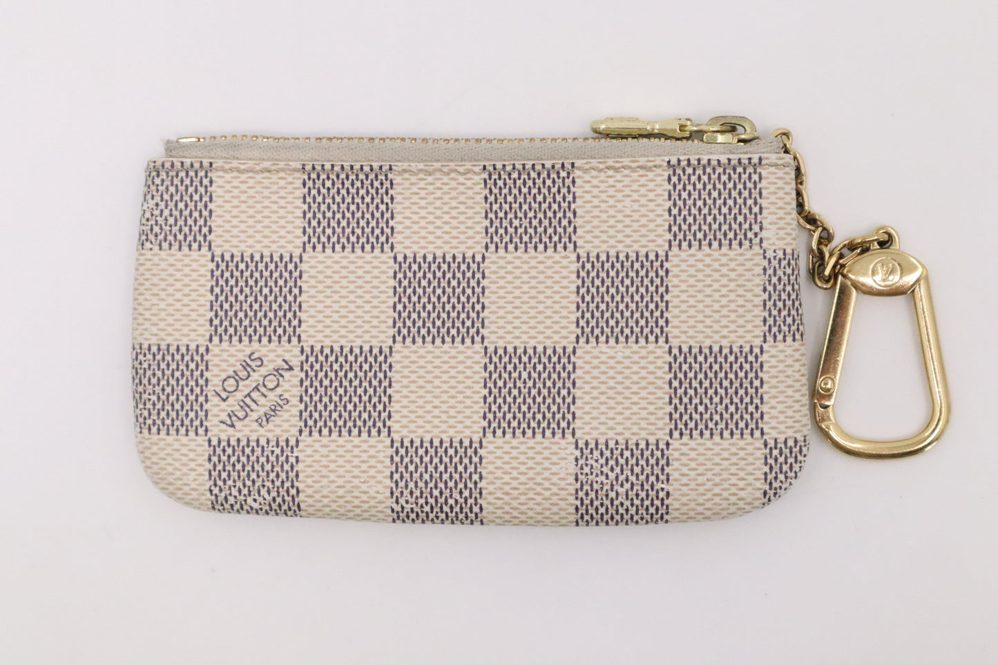Louis Vuitton Key Cles in Damier Azur Canvas