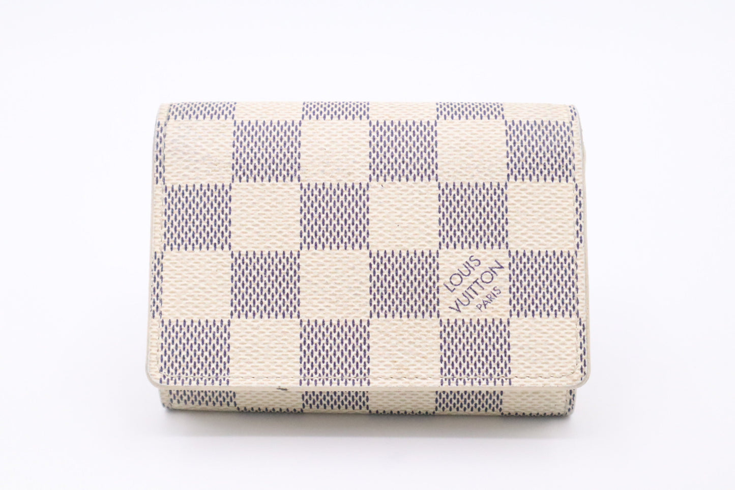 Louis Vuitton Card Case in Damier Azur