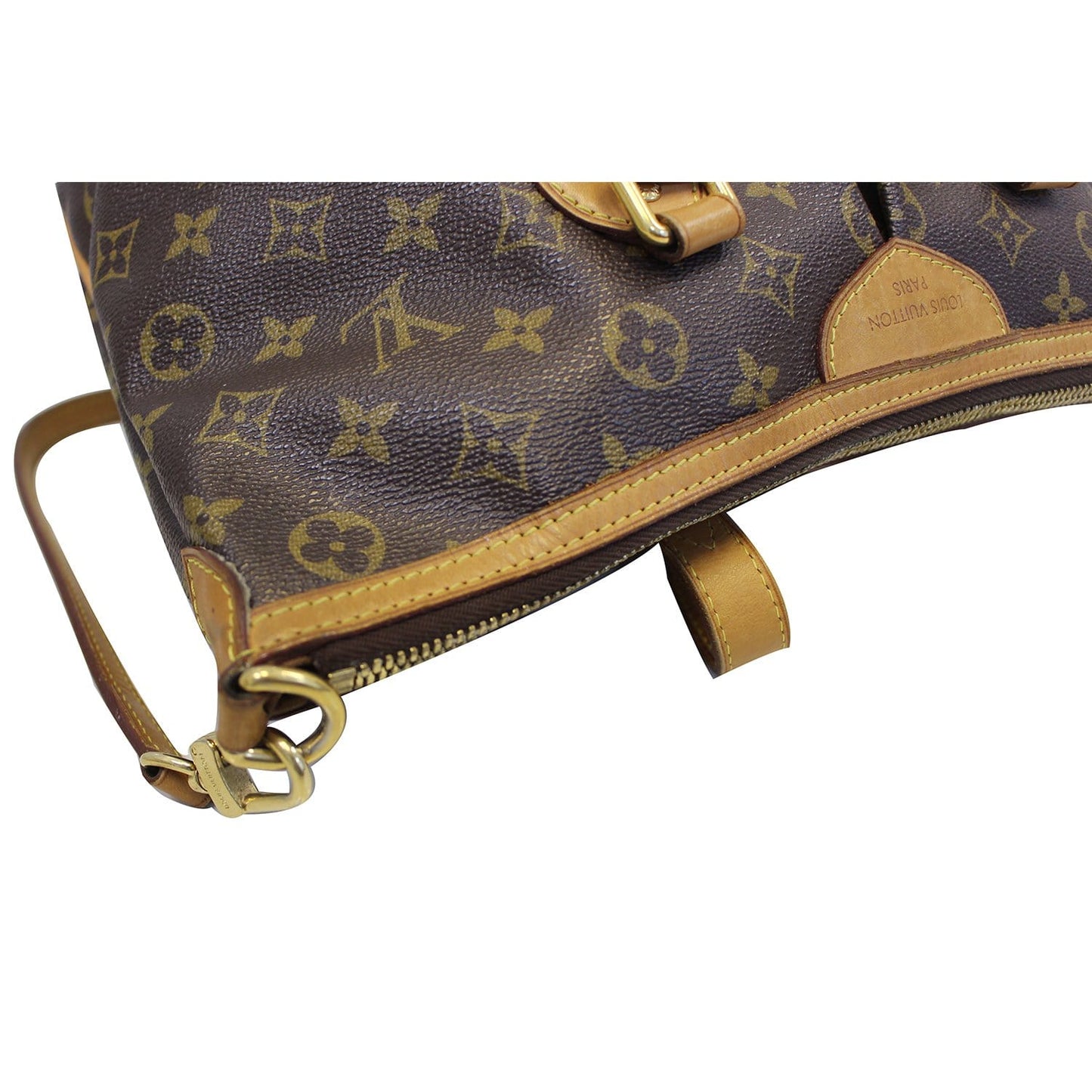 LOUIS VUITTON Monogram Canvas Palermo PM Brown Shoulder Bag