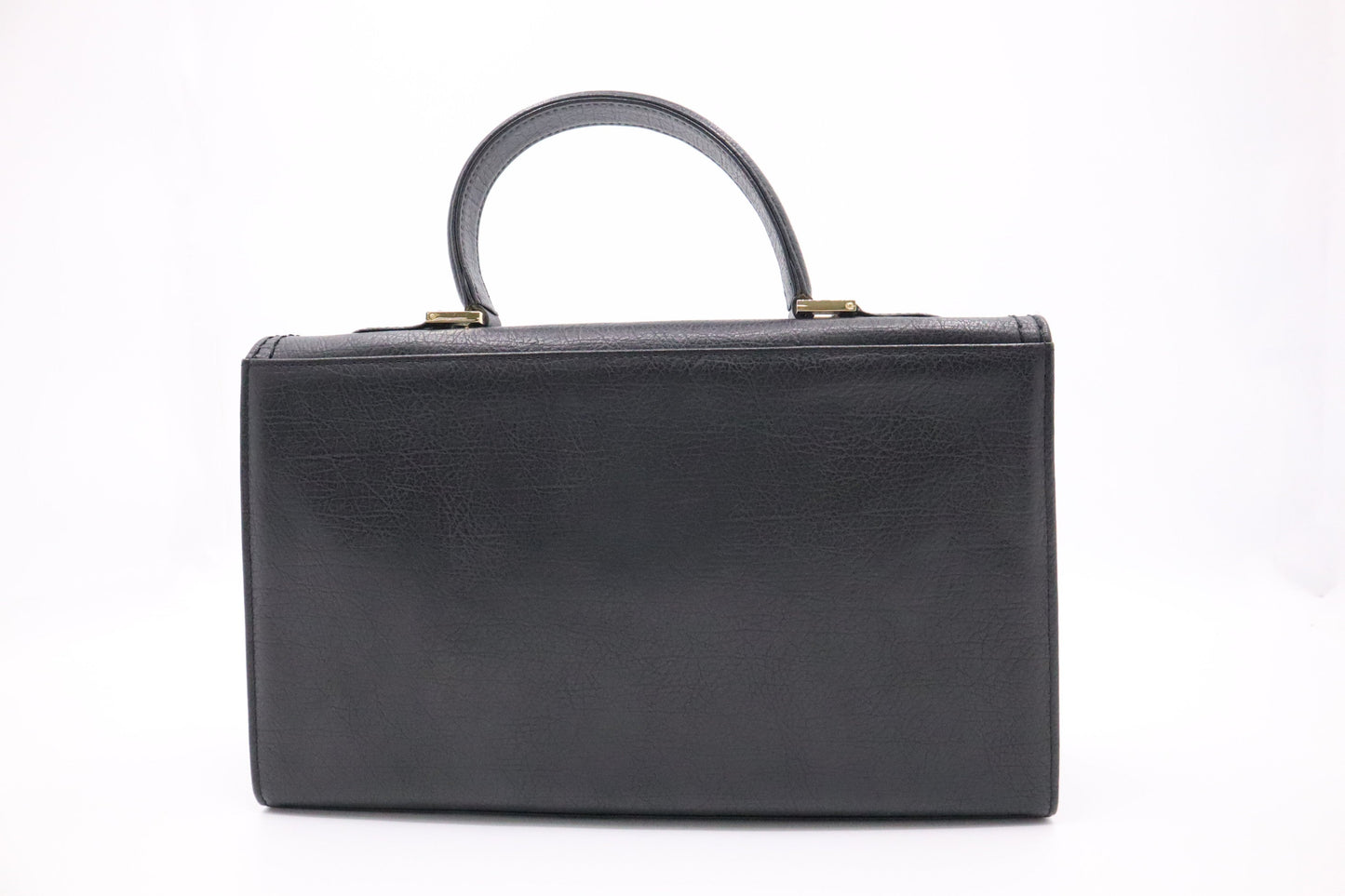 YSL Saint Laurent Top Handle Bag in Black Leather