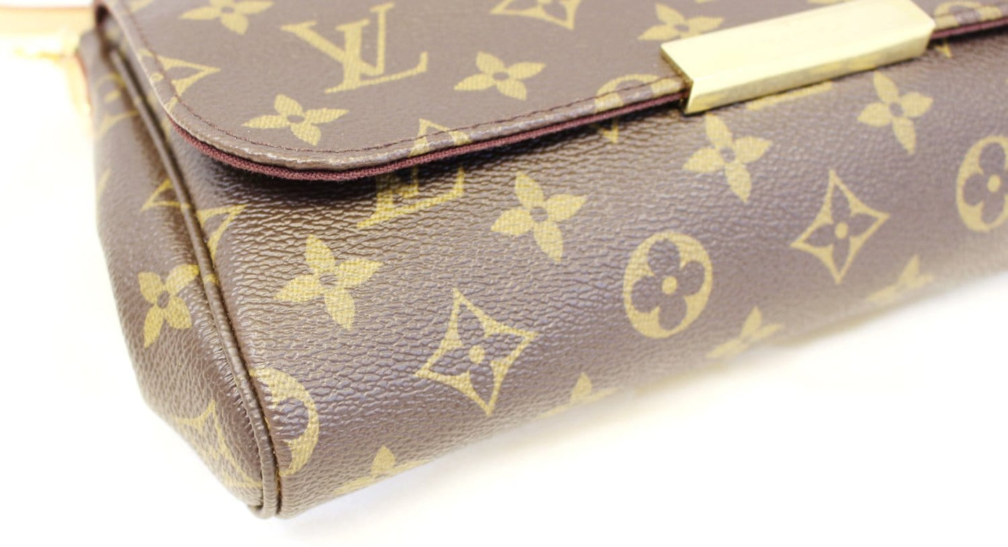 LOUIS VUITTON Monogram Canvas Favorite MM Crossbody Bag