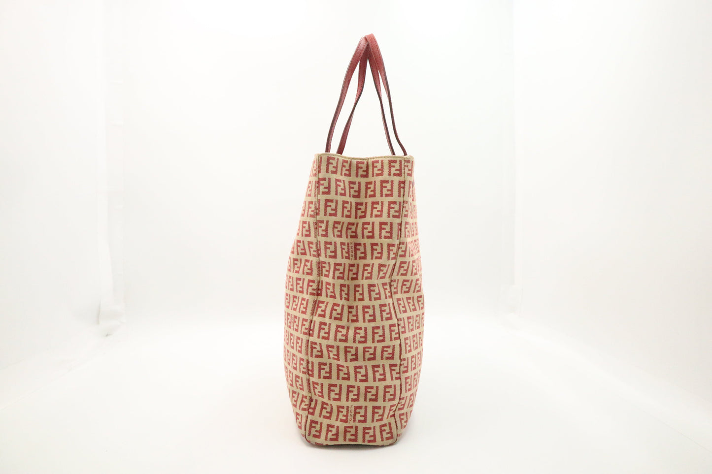 Fendi Handbag in Red Zucca Canvas
