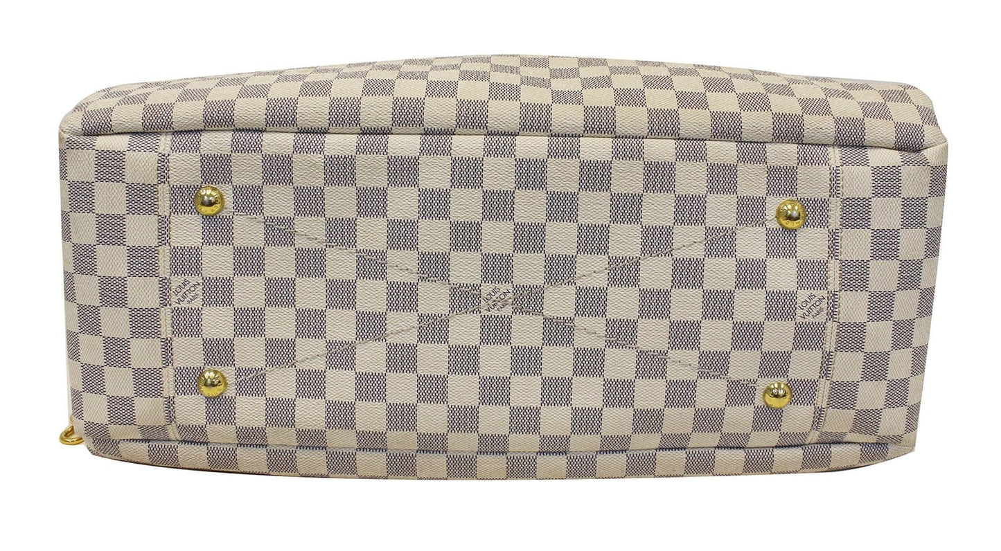 LOUIS VUITTON Damier Azur Artsy GM Shoulder Bag Limited