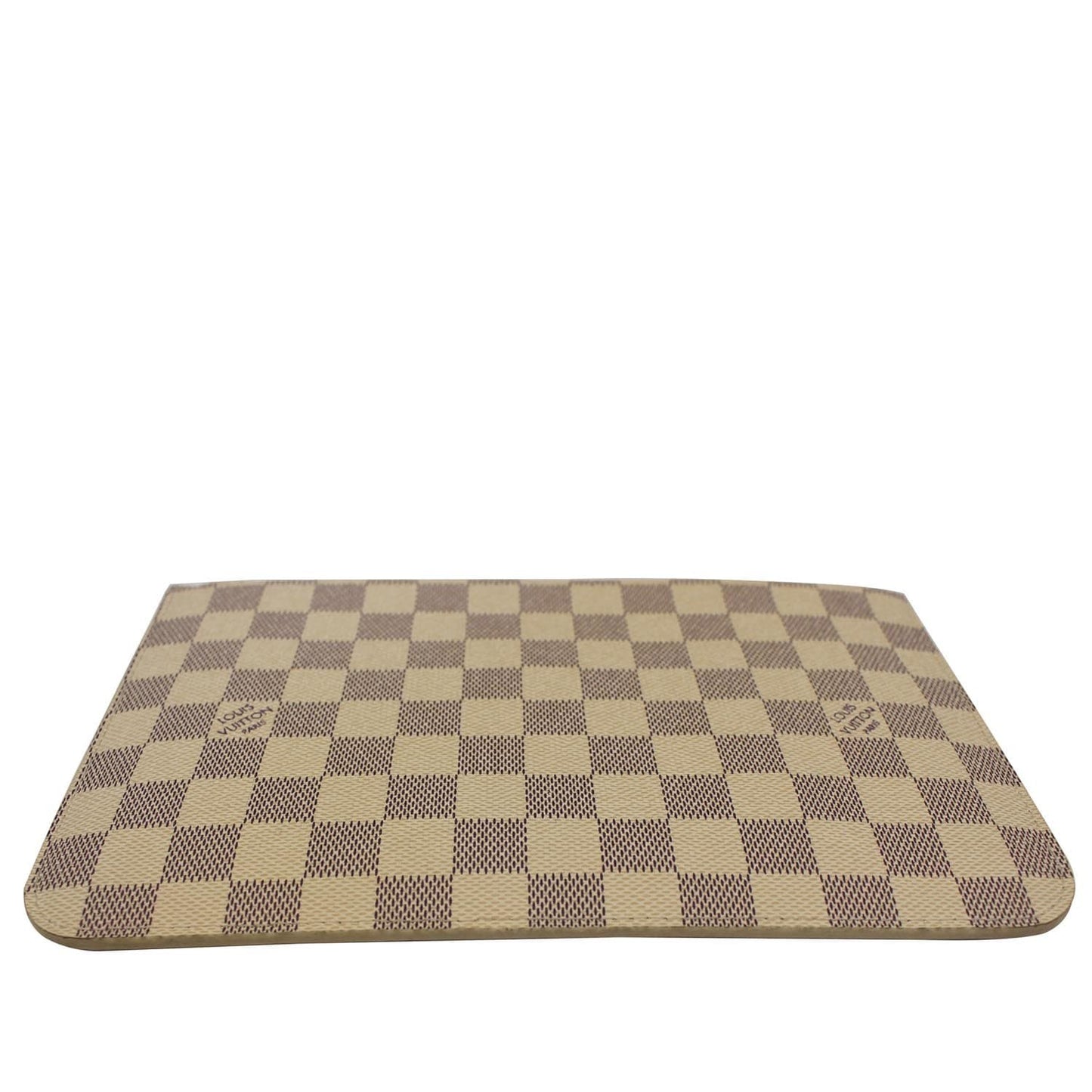 LOUIS VUITTON Pochette Wristlet Pouch Neverfull MM Damier Azur