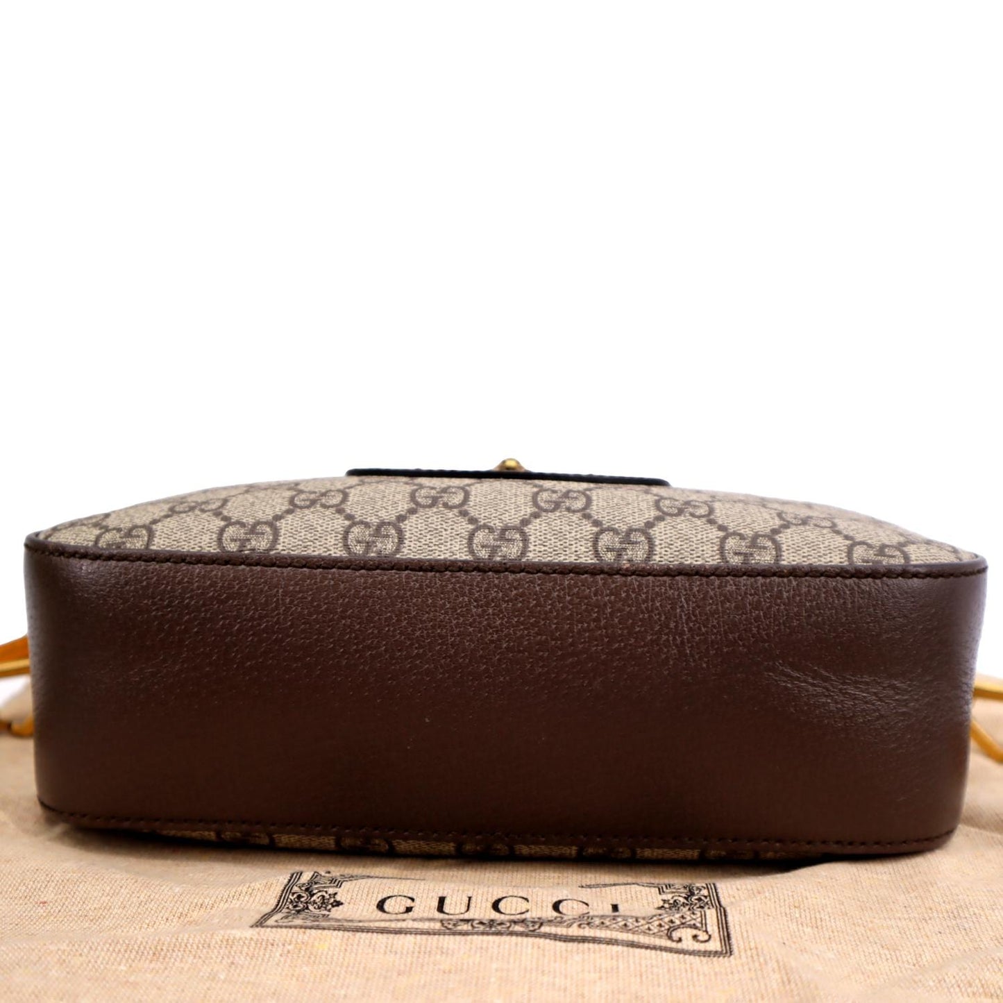 GUCCI Neo Vintage GG Supreme Canvas Messenger Bag Beige 476466