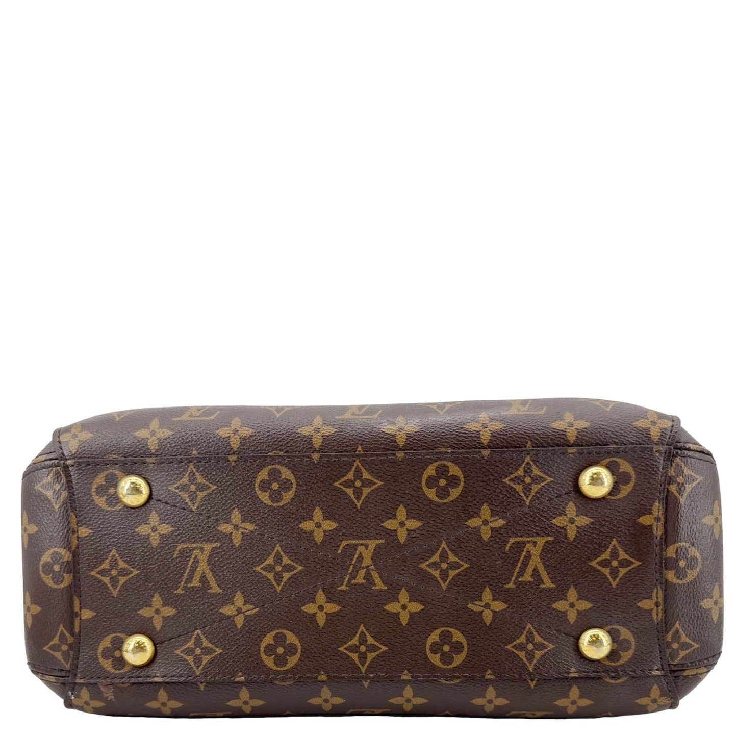 LOUIS VUITTON Montaigne BB Monogram Canvas Shoulder Bag Brown