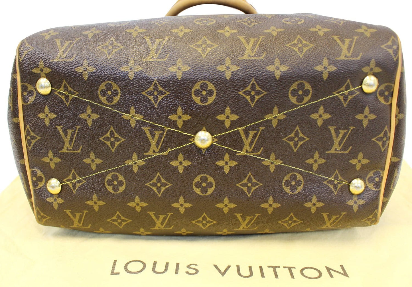 LOUIS VUITTON Monogram Canvas Tivoli GM Brown Shoulder Bag